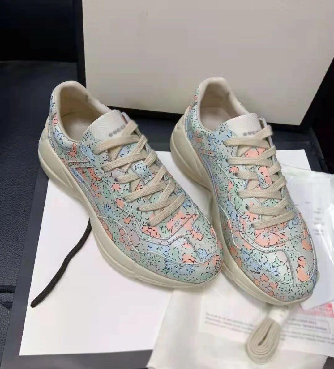 

Top quality designer brand female male (couple) imported leather colorful fashion trendy sneakers 34-45 size