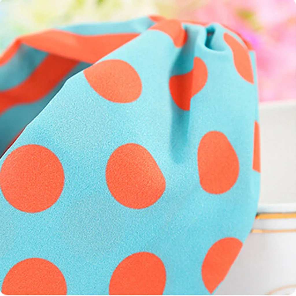 Аксессуары для волос в горошек и полоску девочек повязка с бантом крапинку