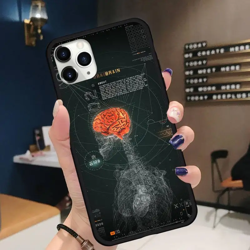 

Cool science power of knowledge Phone Case for iPhone 11 12 pro XS MAX 8 7 6 6S Plus X 5S SE 2020 XR Soft silicone
