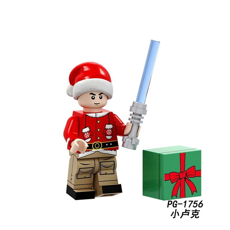Звездные войны рождественские фигурки йода Дарт Вейдер люк Хан Solo Obiwan строительные блоки игрушки подарки Marvel Супер Герои фигурка