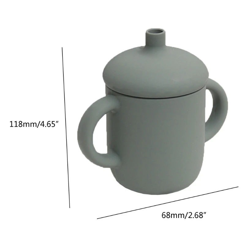 

Baby Silicone Water Cups Beverage Cups Straw Cups BPA-free Children Straw Cups