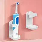 Держатель для зубных щёток, без следов, стойка-органайзер, настенный держатель для электрической зубной щётки, компактные аксессуары для ванной комнаты