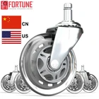 Thelivedesks 5 шт. мебельные ролики резиновые колеса для офисных стульев универсальные бесшумные аппаратные колесики ролики