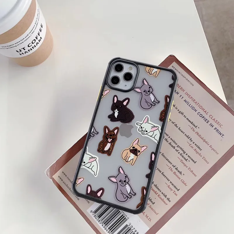 Милый чехол для телефона с изображением бульдога IPhone 11 Pro XS Max X XR 7 8 6 Plus роскошный