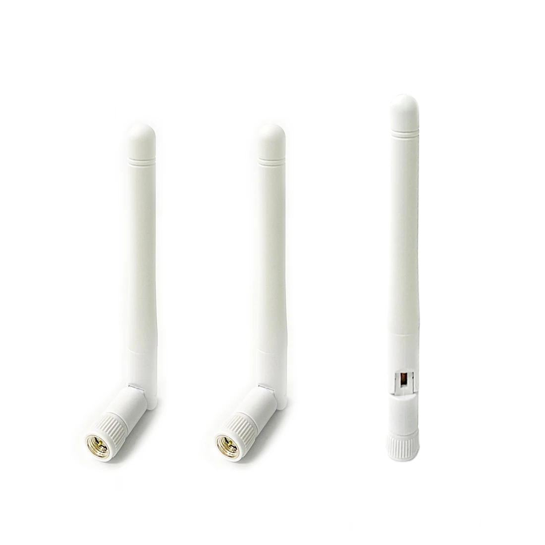 1 комплект 2 4 ГГц WIFI антенна 3dbi SMA Штекерный разъем белый цвет + IPX/UFL к стандарту