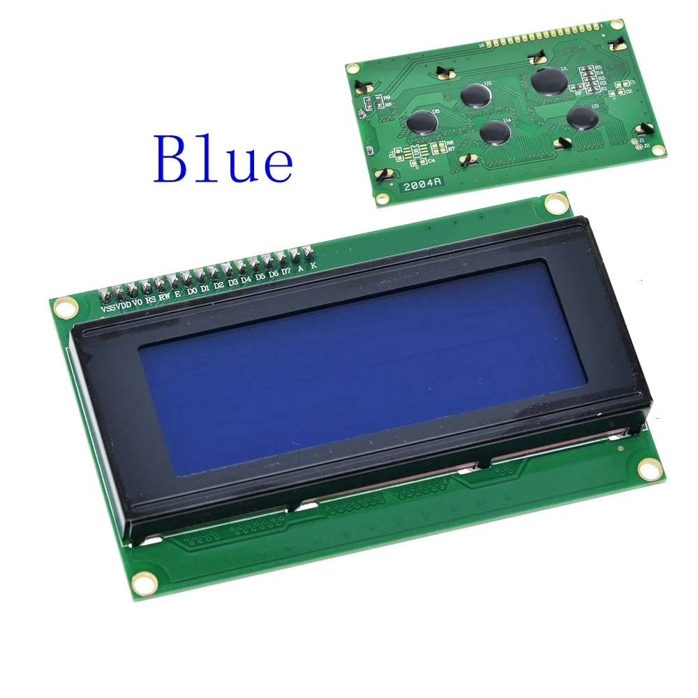 Lcd 2004+ igc 2004 20x4 2004A синий/зеленый экран HD44780 символ lcd/w IIC/igc последовательный интерфейс модуль адаптера для Arduino - Цвет: LCD2004 Blue