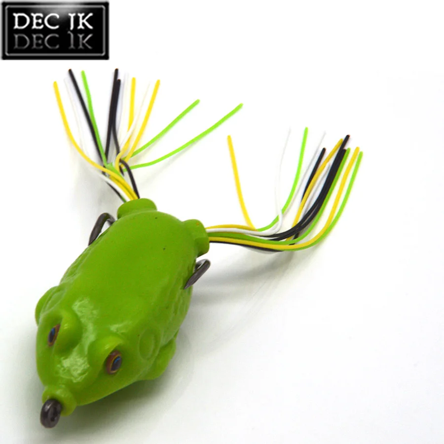 Мягкая Рыболовная Приманка Topwater в виде лягушки со змеиной головой приманка