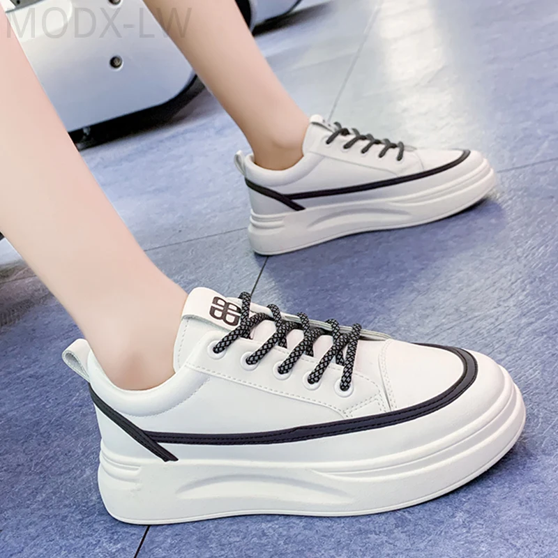 

Little white shoes fashion hot sale women's autumn 2021 new versatile comfortable breathable thick-soled non-slip sneakers