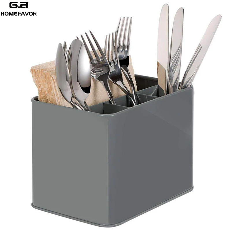 Кухонный Органайзер шкатулка держатель Полка для дома ящик столовых приборов