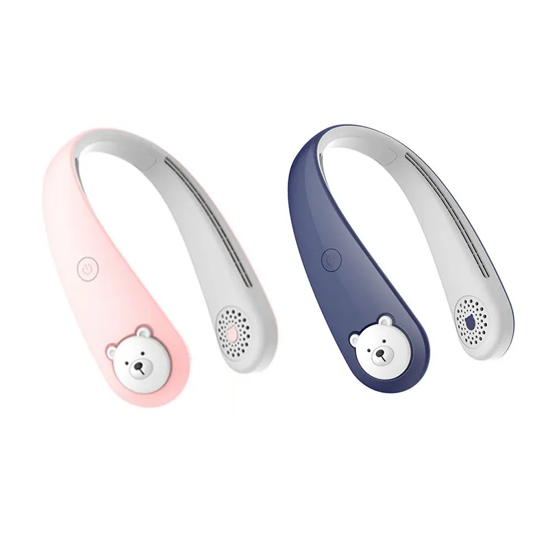 

Bladeless Neck Fan, Portable Fan Rechargeable, Personal Small Mini Hanging Neck Fan for Home, Outdoor Sport,Office