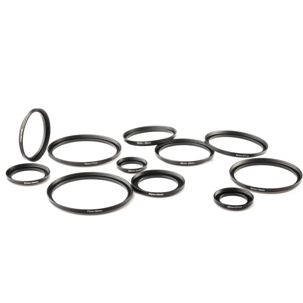 

Metal Step Up Rings Aluminum Universal Lens Adapter Filter 62-77 62mm-77mm For Canon Nikon sony all camera DSLR