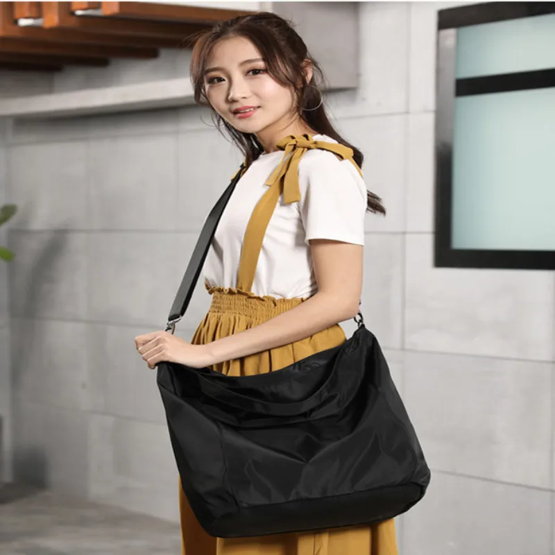 Нейлон Сумки Для женщин мужчины сумки многоразового использования для покупок