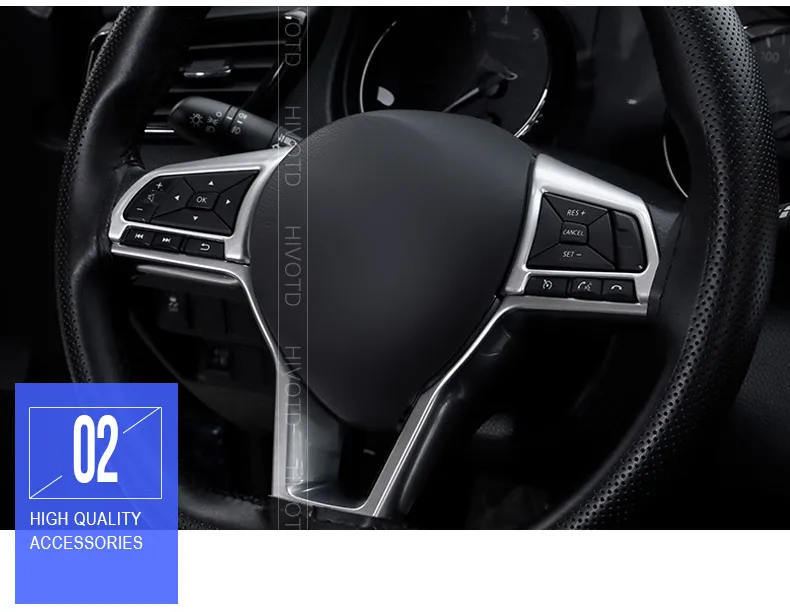 Hivotd для Nissan qashqai j11 Dualis украшение рулевого колеса автомобиля крышка регулировки кнопки переключения блесток аксессуары для интерьера，автотовары аксессуары для авто