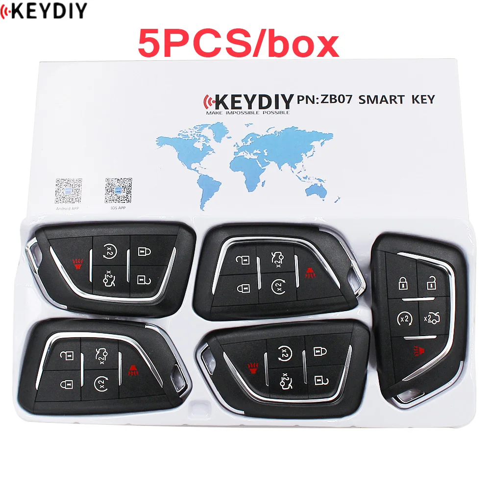 Универсальный смарт ключ X KEYDIY ZB07 для автомобиля 5 шт. сменный KD900 Mini KD подходит