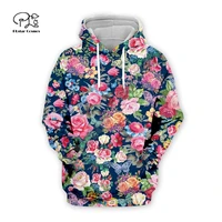 plstar cosmos blossom flowers rose plant retro funny tracksuit harajuku 3dprint menwomen streetwear pullover casual hoodies a14