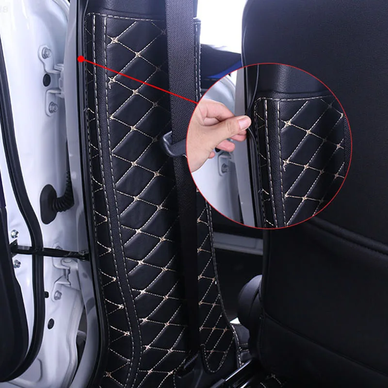 

Car B Pillar Anti-kick Mats Car Interior Protector Side Edge Protection Pad For Toyota CHR C-HR 2022 2017 2018 2019 2020 2021