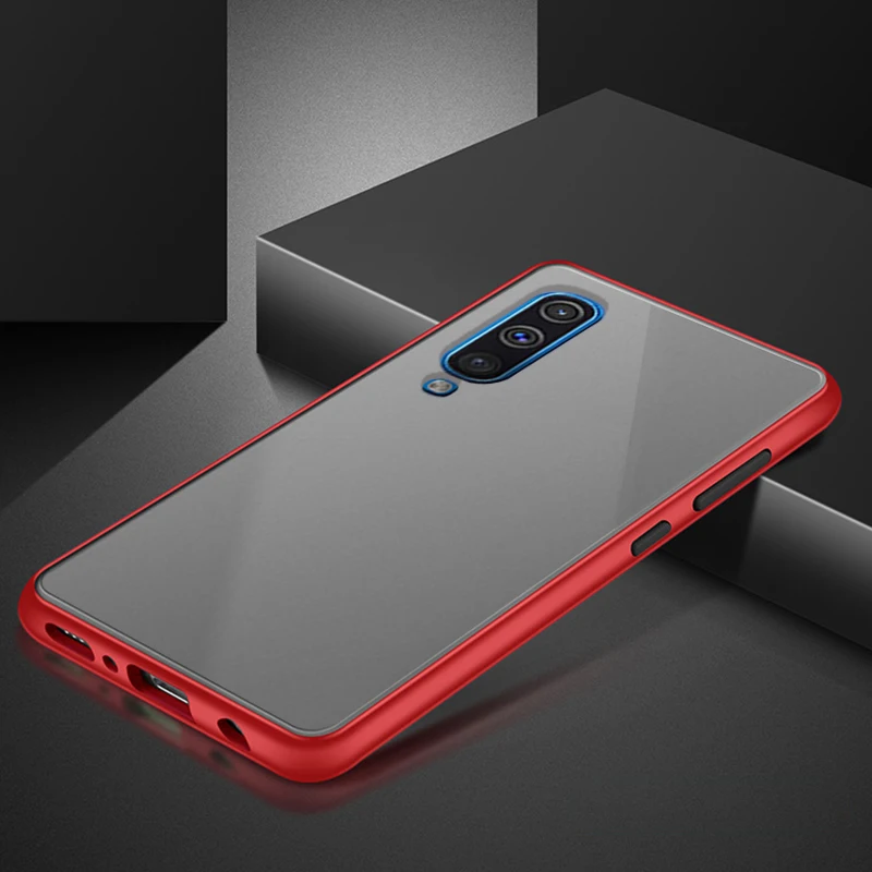 Чехол для Samsung Galaxy A50 A70 A 70 50 матовый прозрачный роскошный ударопрочный жесткий