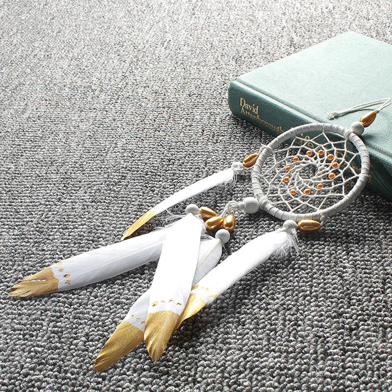 

Dream Catcher Handmade Feather Dreamcatcher Wall Hanging Ornament Bedroom Decor Home Room Decoration Crafts Birthday Gift