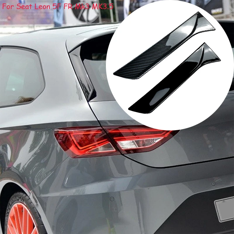 

Car Rear Roof Wing Side Edge Tail Flap Rear Trunk Spoiler Lip Window Trim Lip Spoiler For Seat Leon 5F FR Mk3 MK3.5 2013 ~ 2021