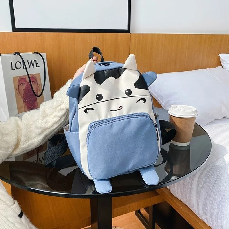 Cartoon Animal Cows lovely Baby Backpacks kindergarten Schoolbag Kids Backpack Children School Bags Girls Boys Nylon Backpacks