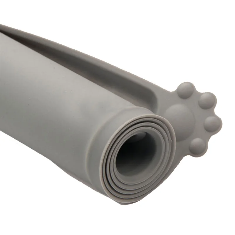 Водонепроницаемый коврик для собак кошек еды силиконовый домашних животных