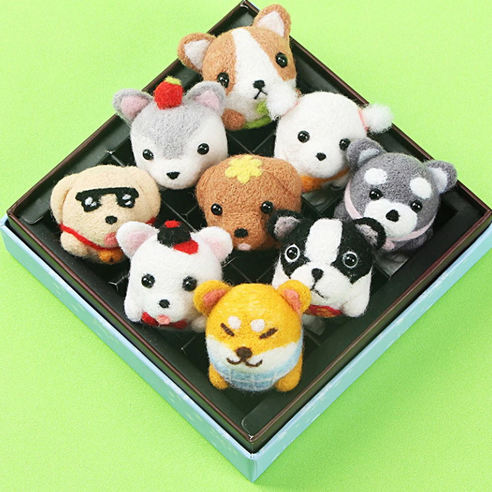 Новая мода DIY Войлок мультфильм Медведь Кролик кошка суши с материалом посылка