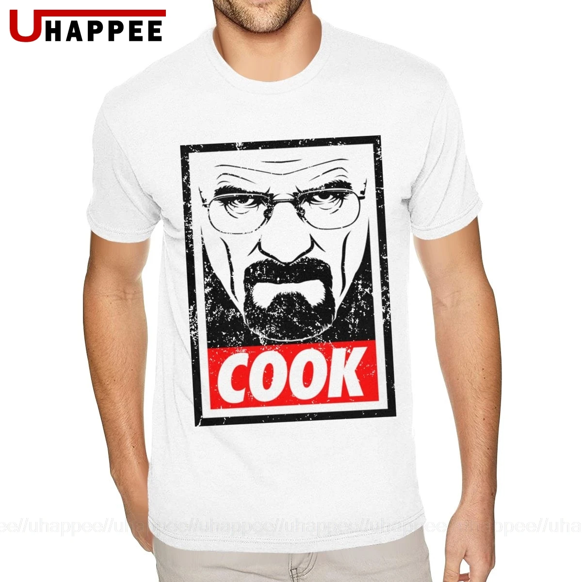 Серая белая футболка для мужчин Walter Cook Breaking Bad дизайнерские футболки из хлопка с