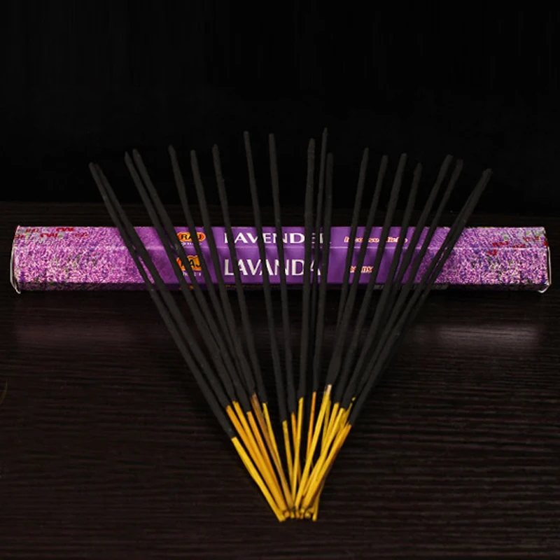 Бледно-лиловый индийские ароматические палочки 3 / 6 маленький Коробки Жасмин