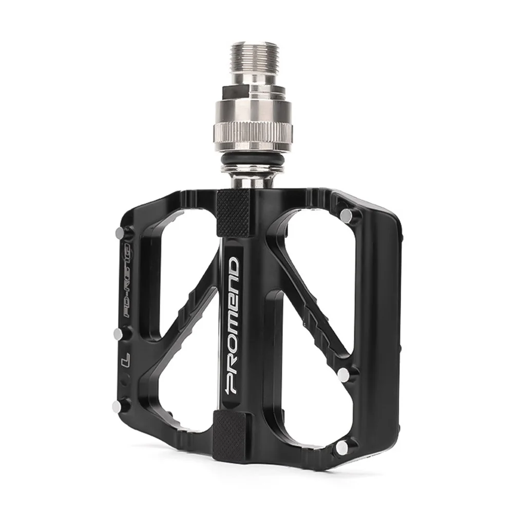 

1 Pair R27 Bicycle Pedals Replacement Aluminum Steel Flat Connection 9/16in Anti-Slip MTB Road Bike Cycling Accessories Black
