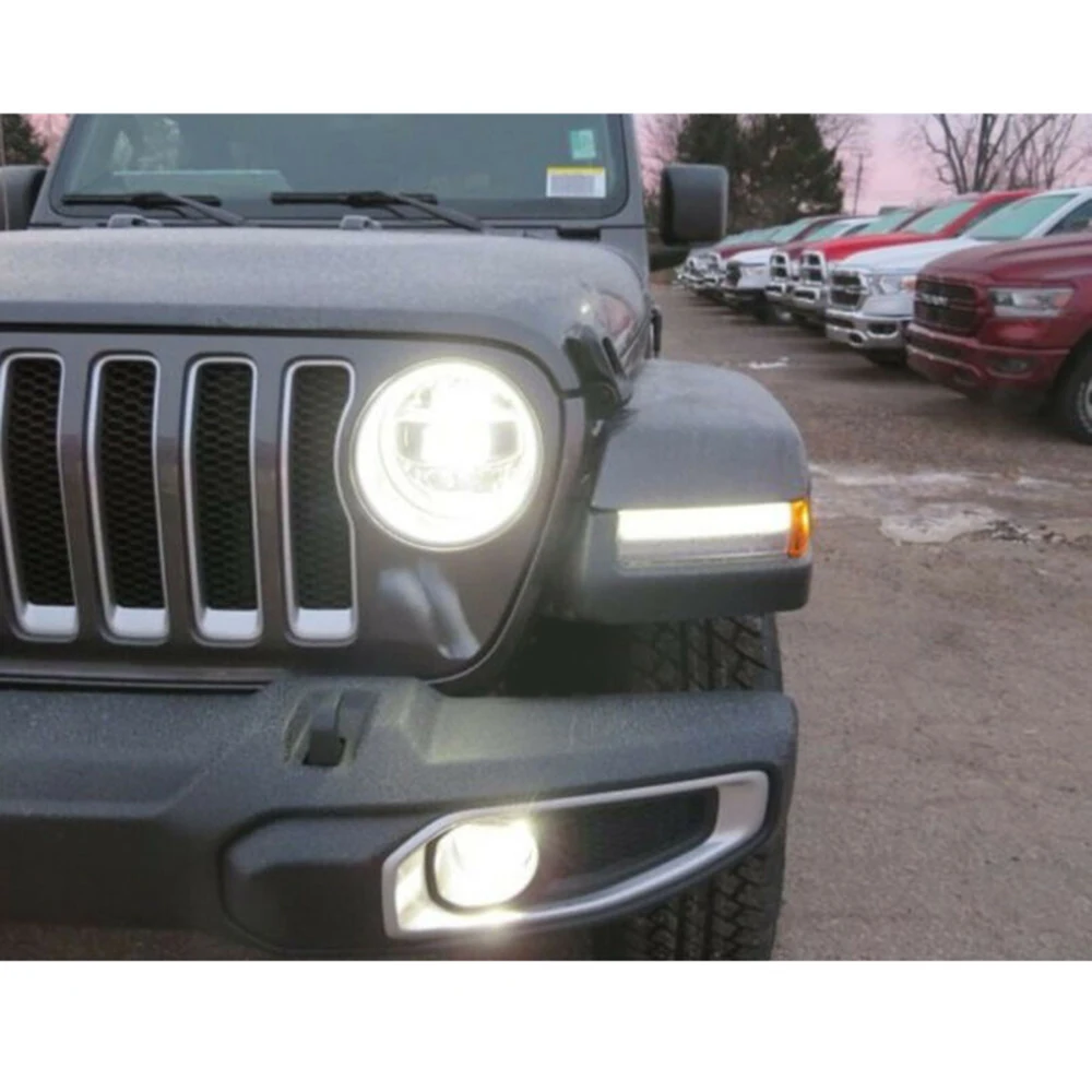 

Headlight Decoder Round For Jeep Wrangler JK Any 7" H4 To H13 Hot Sale