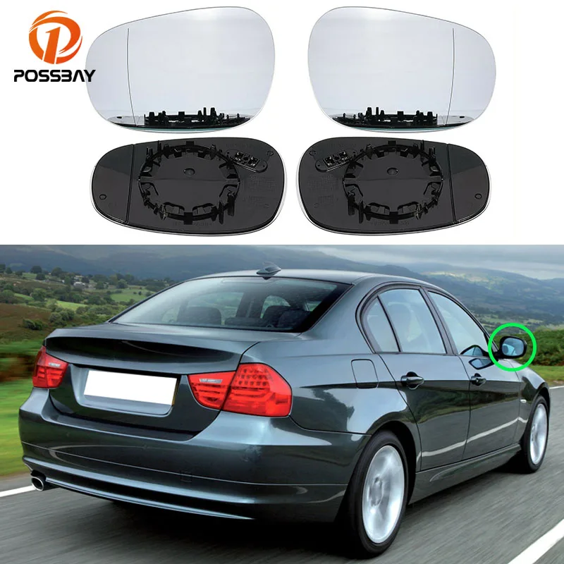 

Car Heated Side Door Wing Mirror Glass Rear View for BMW 1 3 Series E90 E91 E92 E93 E81 E82 E87 E88 2008-2013 Exterior Parts