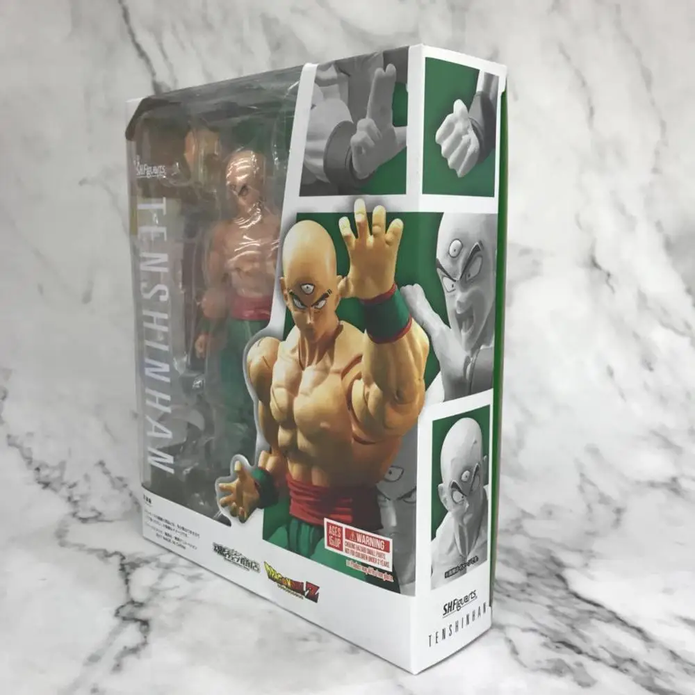 Аниме Жемчуг дракона фигурка SHF Tien Shinhan Chiaotzu коллекционные Figuarts TENSHINHAN куклы