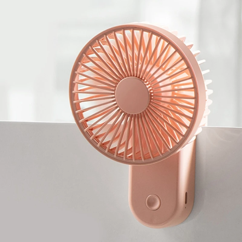

Magnetic Base Clip Fan Portable Handheld Mini Fan Easy Hold USB Charge Personal Fan Rechargeable and Quiet