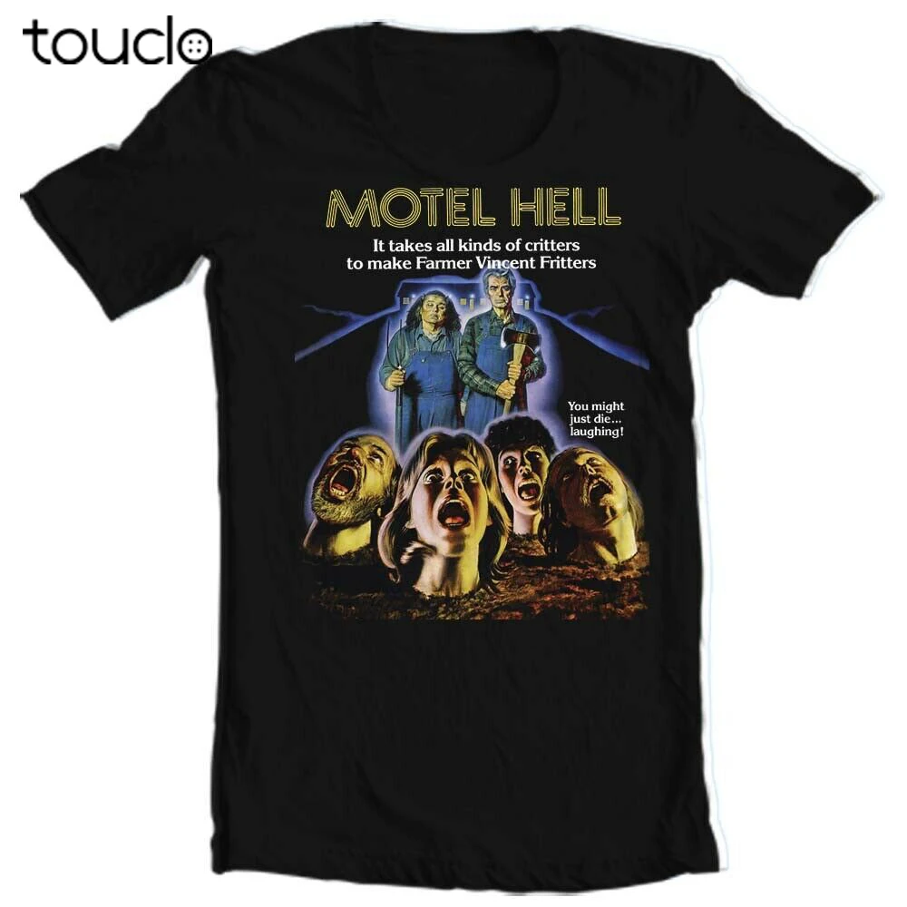 

Motel Hell T Shirt retro 1980s horror movie classic 80s film graphic tee shirt