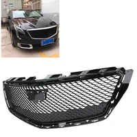 for cadillac xts 2018 2019 honeycomb style front grille grill car body kit auto replacement upper bumper hood mesh grating grid