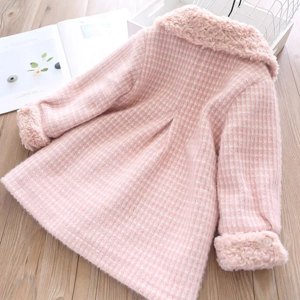 Пальто из норковой шерсти для девочек детское зимнее плотное пальто | Мать и