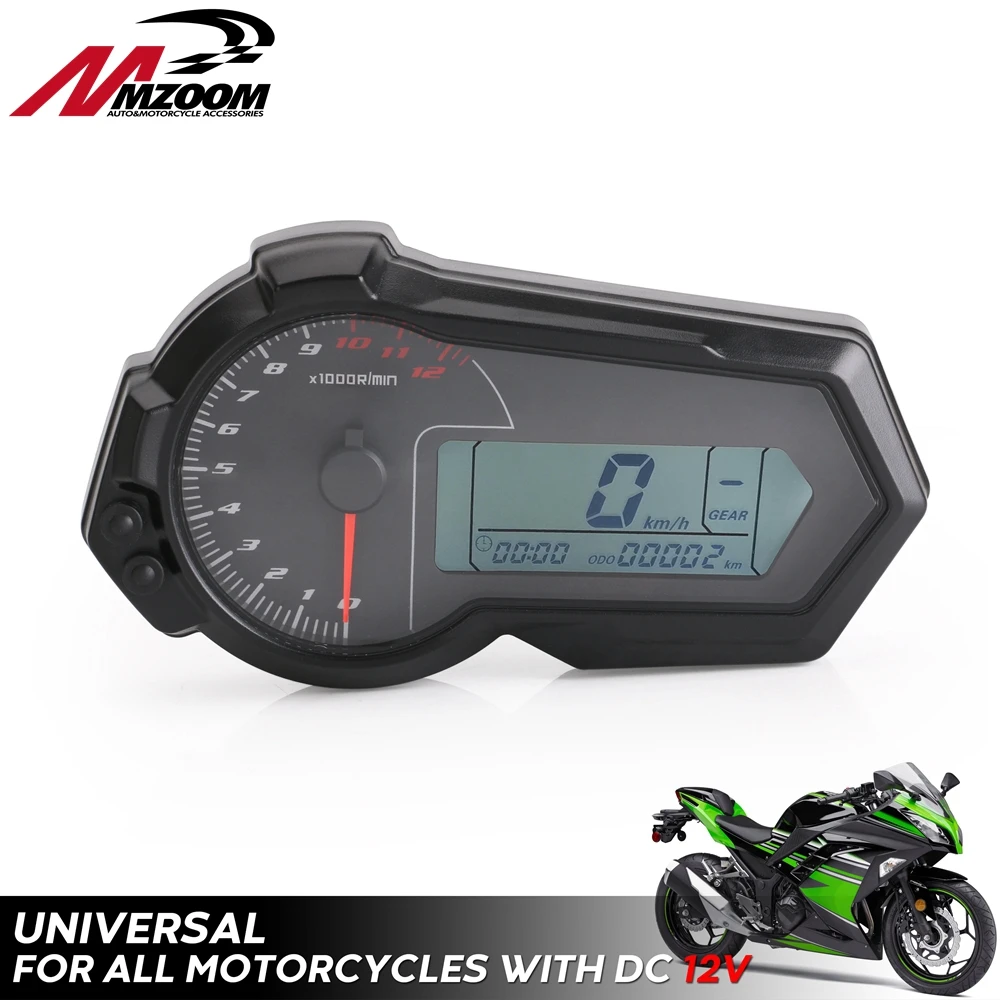 Универсальный Тахометр для мотоцикла 2 4 дюйма цифровой спидометр с ЖК дисплеем BMW