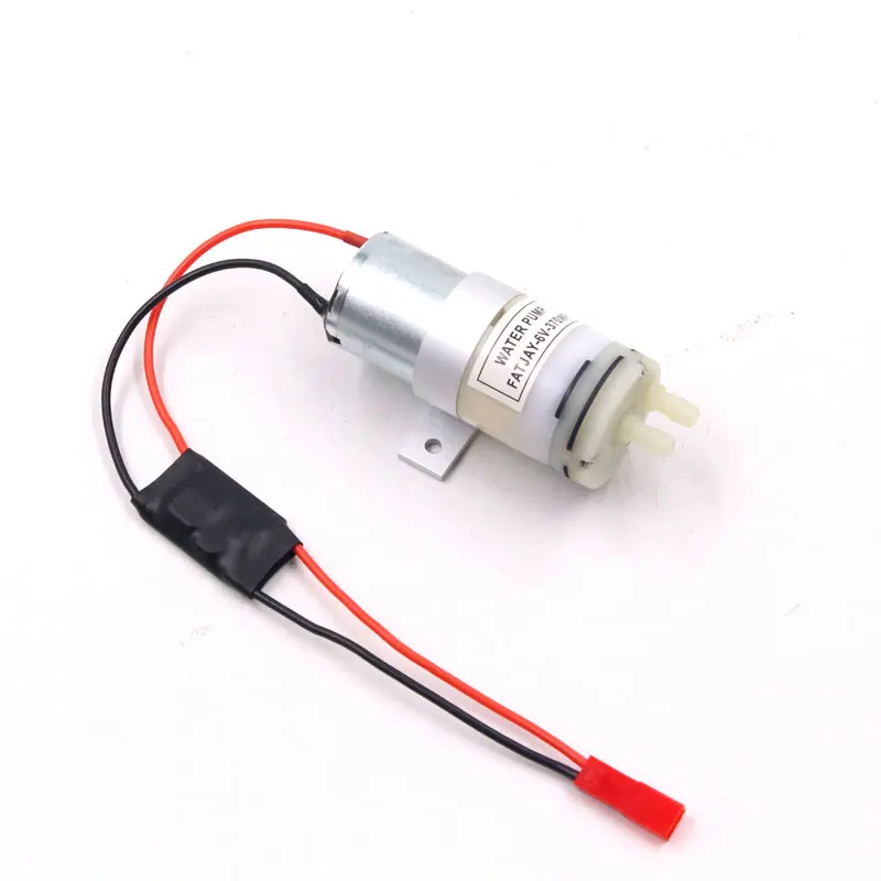 RC hobby boat motorized water cooling pump water-proof JST JR plug for battery receiver connection with silicone tube switch