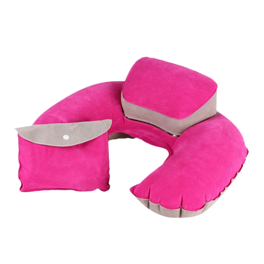 Путешествие самолет надувная u-образная Подушка Удобная шея для отдыха мягкая