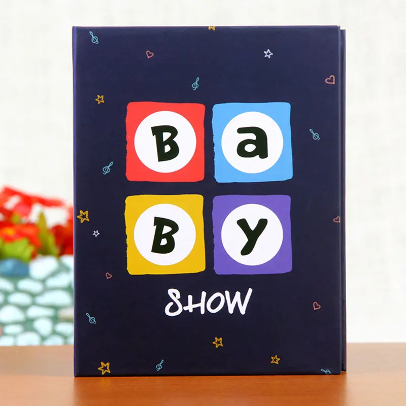 

YaMinSanNiO 4D Photo Albums Cartoon Cute Picture Storage Frame 100 Sheets Interleaf Type Creative Children Memory DIY Book Gifts