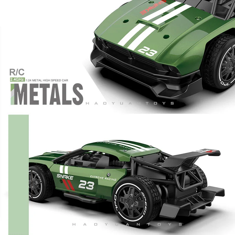 Радиоуправляемый металлический автомобиль 1/24 4WD RC Дрифт гоночный 2 4G внедорожник