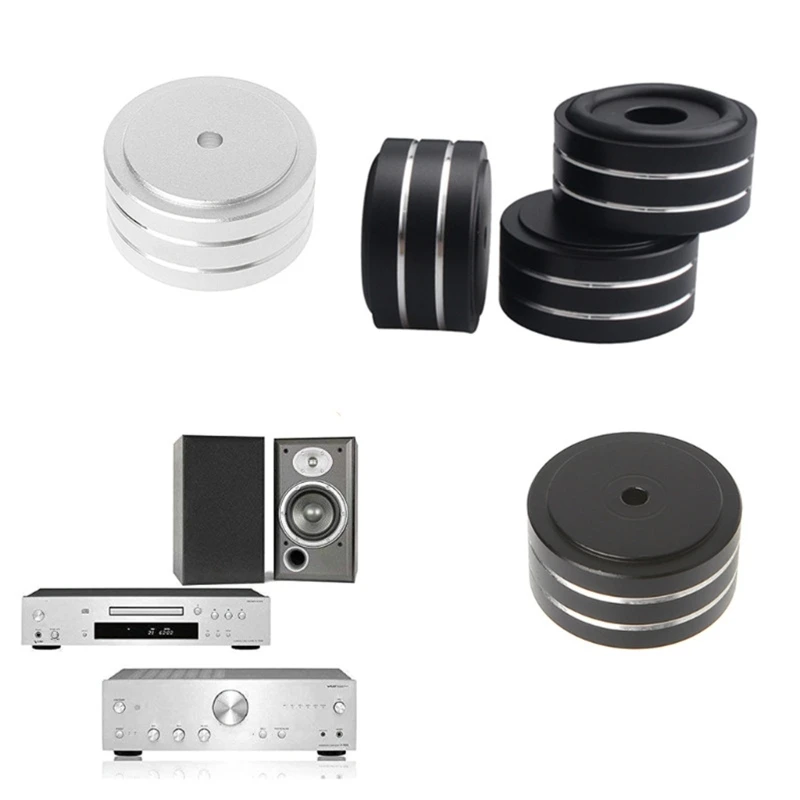 

4PCS 20*8mm Aluminum Alloy Amplifier Feet Shock Absorber Speaker Feet Pads 62KA