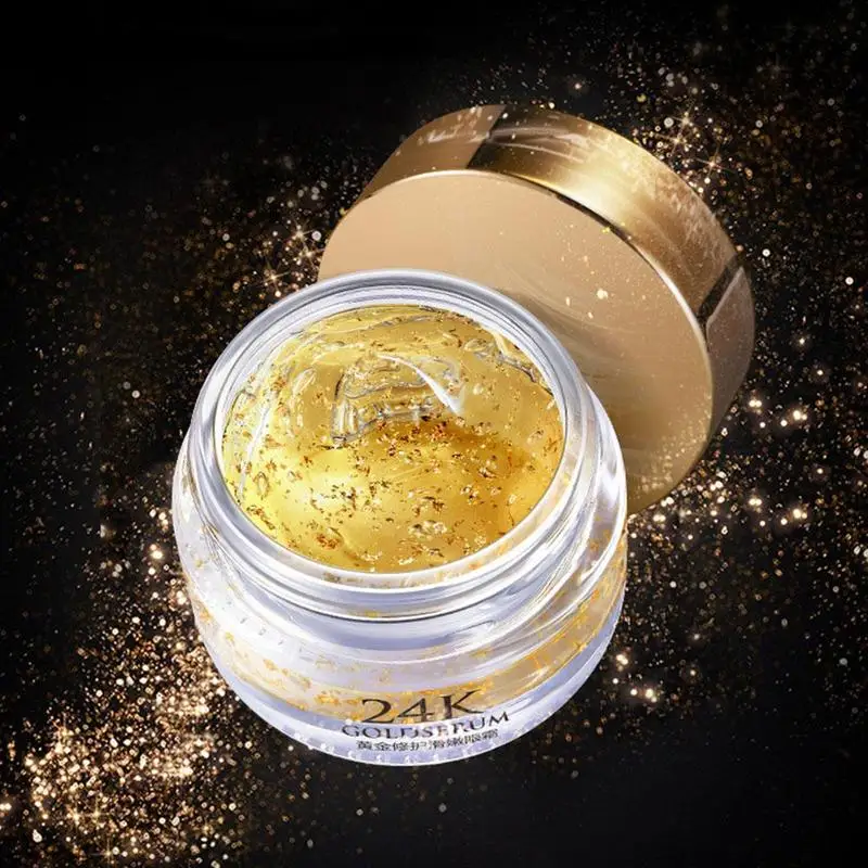 

24K Gold Hyaluronic Acid Eye Serum Against Puffiness Anti Aging Anti Remover Dark Circles Eye Cream Eye care