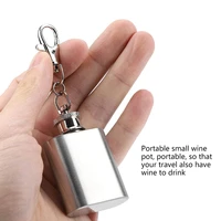 1 4oz portable stainless steel hip flask flagon whiskey wine pot cover bottle funnel travel drinkware wine cup alcohol bottle