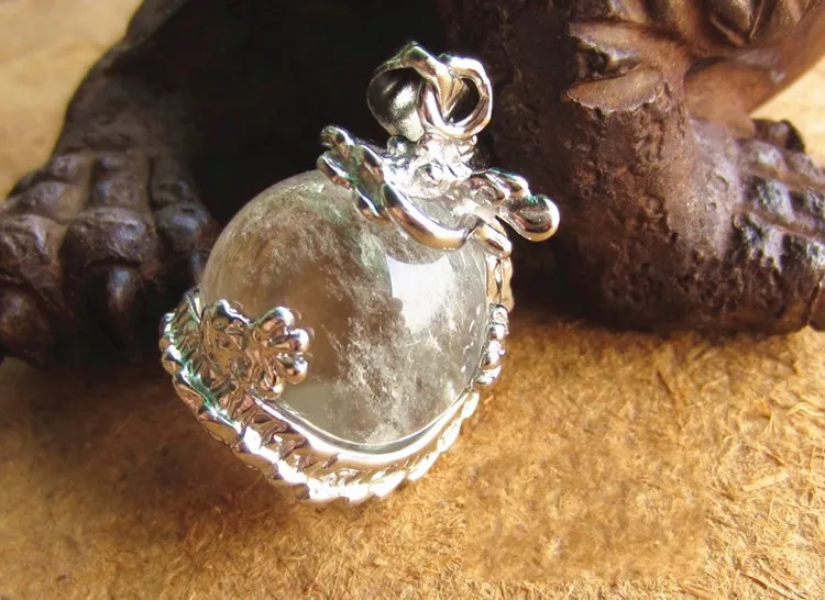 Turquoise Jade Amethyst Stone Pendant Jewelry China Dragon Wraps Necklace | Pendants