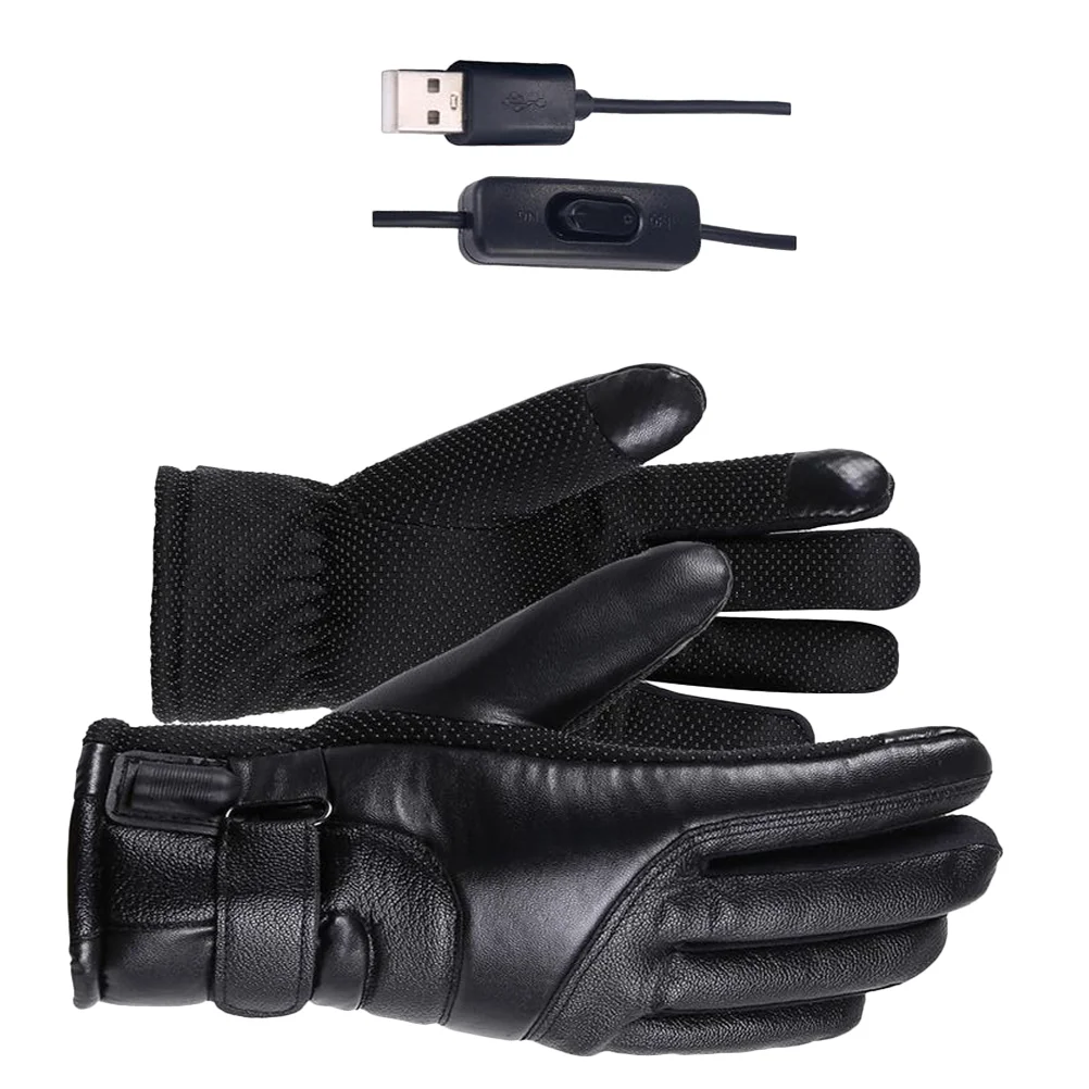 

1 Pair Winter Motorcycle Riding Electric Heating Warm USB High Heat Constant Temperature Thermal Heating fo