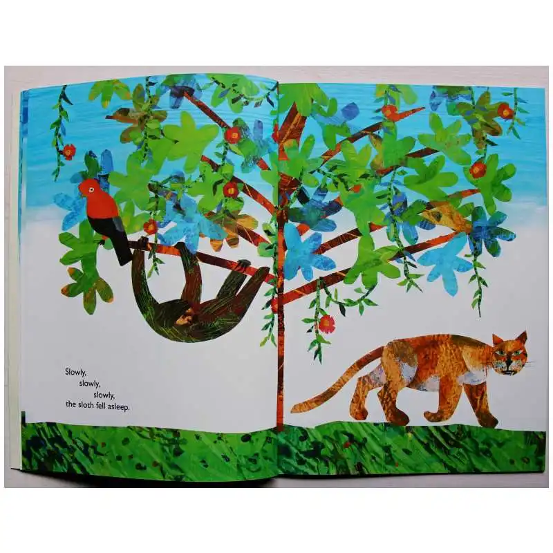 Медленно медленно сказал ленивый от Eric Carle развивающая английская картинная