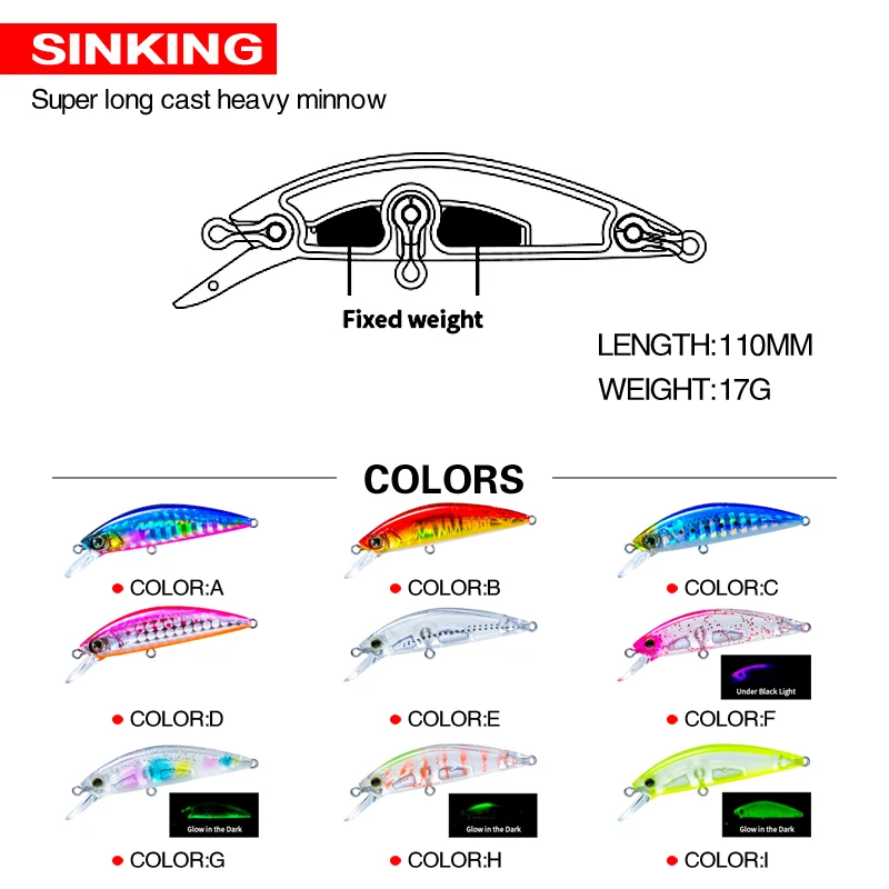 Тонущий гольян рыболовные приманки 50 мм 6 г кренкбейт воблеры свимбейт