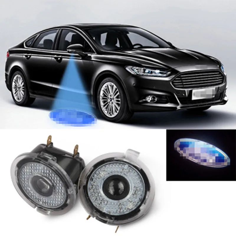

2021 new 2pcs LED underside rearview mirror welcome light for Ford Edge Fusion Flex Explorer Mondeo Taurus F-150 Expedition
