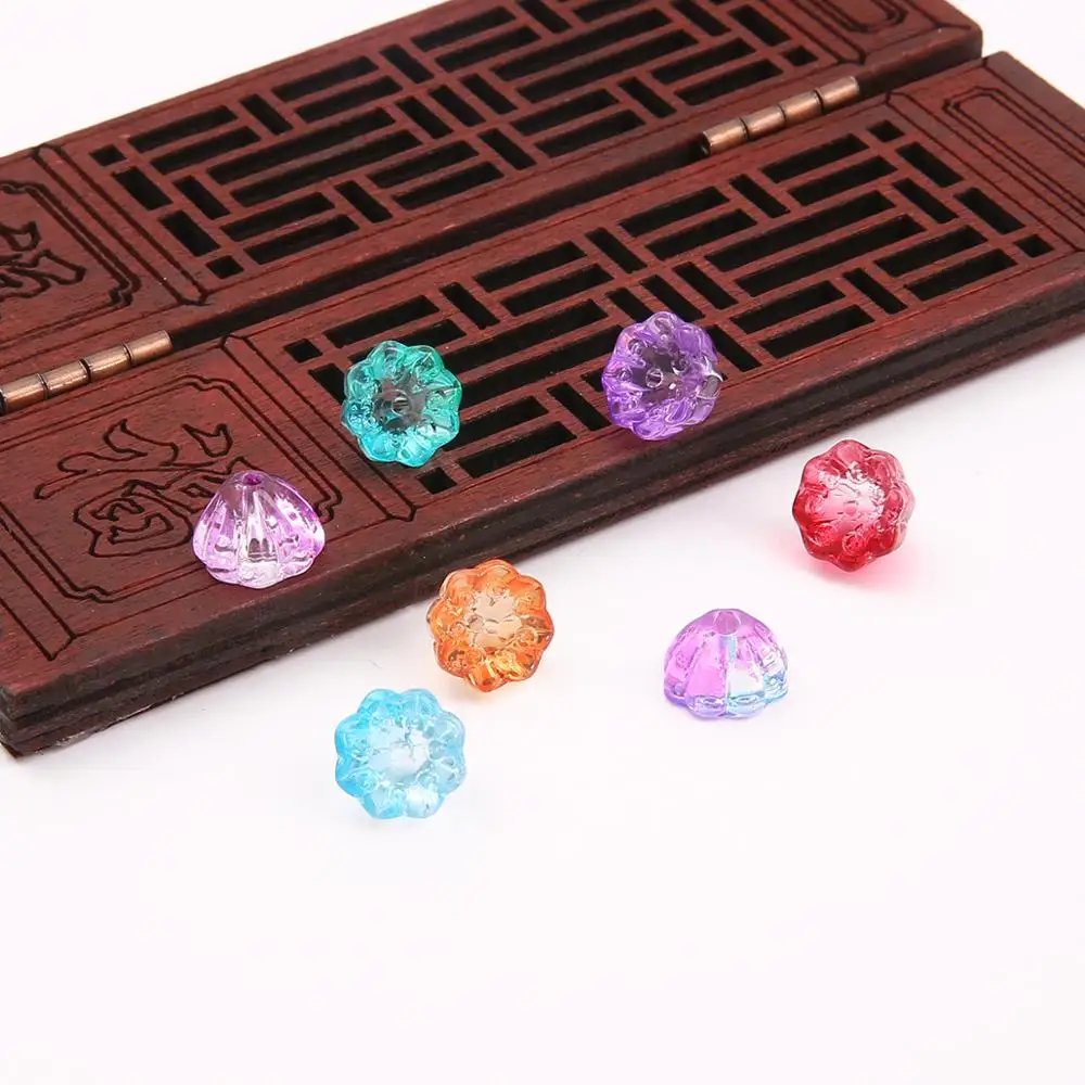 10 шт. многоцветные бусины на выбор в старинном стиле из чешского стекла для